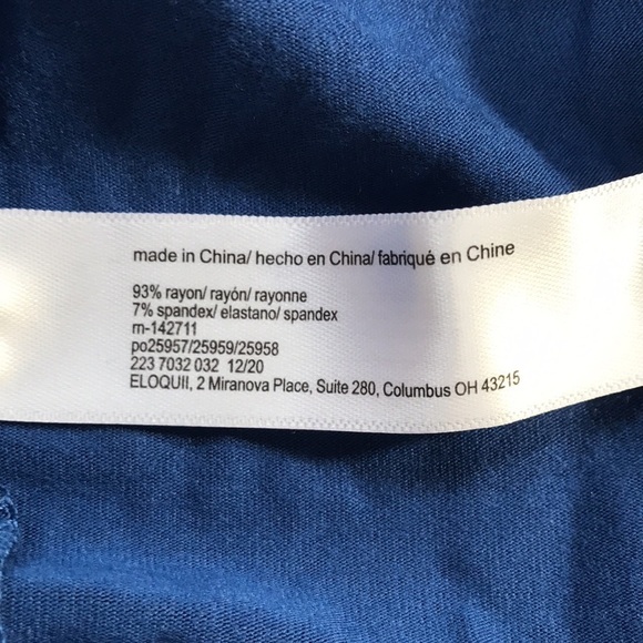 Nwt Eloquii Elements twist back detail jersey maxi dress multiple plus sizes - Picture 9 of 9